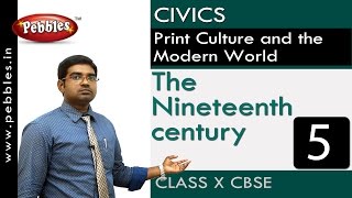 The Nineteenth century Print culture and the Modern World Civics CBSE Class 10 Social Sciences [upl. by Buchanan]