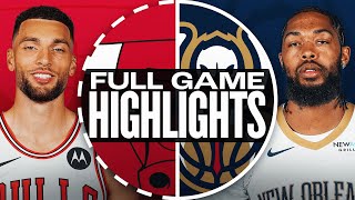 BULLS at PELICANS  FULL GAME HIGHLIGHTS  October 23 2024 [upl. by Millur]