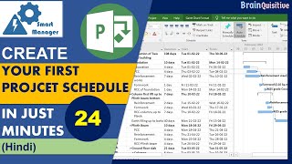 Create your first Microsoft Project schedule in just 24 minutes [upl. by Erastatus]