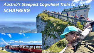 Austrias steepest cogwheel rail to Schafberg Best views of the Austrian lake district [upl. by Yonah]