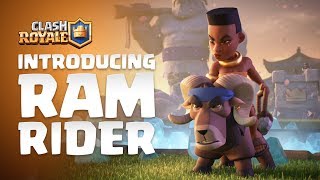 Clash Royale Introducing Ram Rider 🐏🌿💪🏾 NEW LEGENDARY CARD [upl. by Spanjian458]