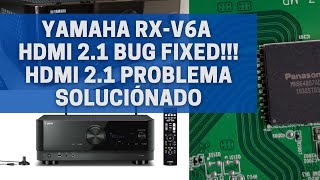 Yamaha RXV6A problema HDMI 21 solucionado [upl. by Orola]