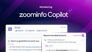 Introducing ZoomInfo Copilot  AIPowered Solution for Sales and GTM [upl. by Saiasi]