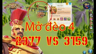 🔴KVK 2377  Sau đèo 4 Kingdom 2377 và các Anh em ăn được bao nhiu KILL rok games game f2pgaming [upl. by Shandie]