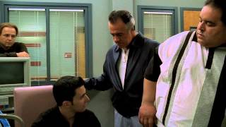 The Sopranos  Guys visit Vitos brother in hospital [upl. by Sirois]