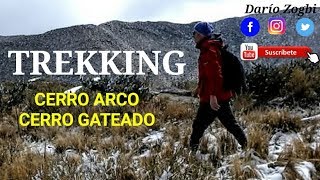 TREKKING cerro ARCO y GATEADO 🏔 descripción del sendero 😆🗺 Mendoza Argentina [upl. by Story]