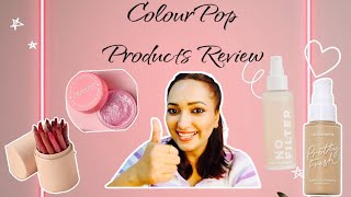 ColourPop Products Review [upl. by Kurtzig]