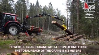 Igland 450 Swingtrac Timber Trailer [upl. by Mor]