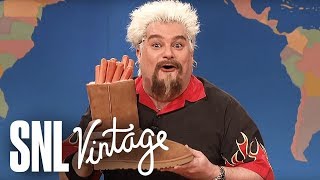 Weekend Update Guy Fieri on Super Bowl Snacks  SNL [upl. by Natka311]