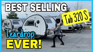 2022 nuCamp Tab 320 S Boondock The BEST SELLING TEARDROP TRAILER on the Market [upl. by Anyrak]