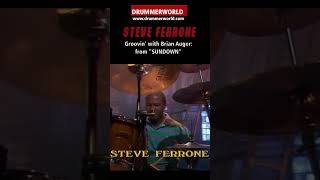 Steve Ferrone Groovin with Brian Auger  steveferrone drummerworld [upl. by Heriberto]