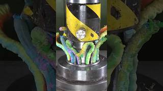 Crushing Candy Eyes With Hydraulic Press 👀🤔 hydraulicpress crushing satisfying viral [upl. by Echo]