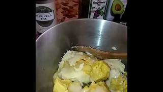 DIY shea butter mix using vegetable glycerin aloe vera gel and honey [upl. by Winzler]