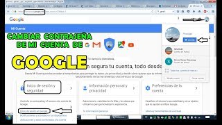 Como Cambiar La Contraseña De Mi Cuenta De Google 2018 BIEN EXPLICADO  Lo Mejor [upl. by Sutelc504]