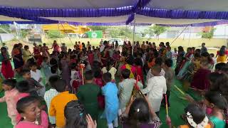 NAVRATRI DANDIYA CELEBRATIONS  5  MATHRUSRI VIDYALAYA HIGH SCHOOL  RK NAGAR MALKAJGIRI [upl. by Yelraf349]