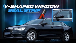 Car Window Seal Strip  Automotive Weather Stripping Review and Installing Car Door Seal Strip [upl. by Jakie]