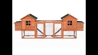 PawHut D51 081 Chicken Coop Build [upl. by Neeron]