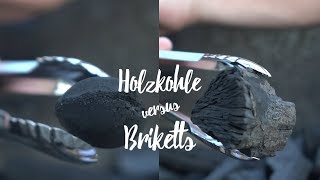 Holzkohle vs Briketts  Gourmondo Produktwissen [upl. by Ellis]