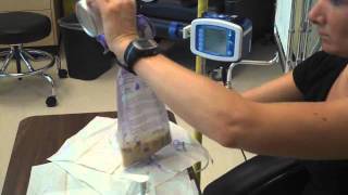 7 of 11  Feeding Pump Formula into Bag Procedure [upl. by Irfan]