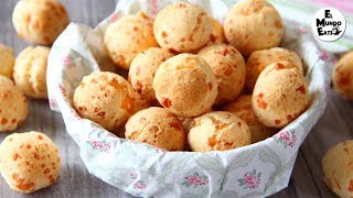 Brazilian Cheese Bread Pao de Queijo [upl. by Nally]