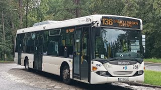 MPK Olsztyn  Linia 136  Scania OmniLink CL94UB 4x2 LB 950 [upl. by Abbotson25]