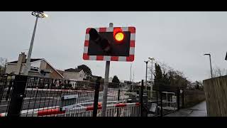 Cullybackey North Level Crossing Ballymena Thursday March 21032024 [upl. by Ambrogino]