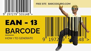 EAN13 Barcode Image Generator Free Site Barcode Bro Dot Com [upl. by Gow601]