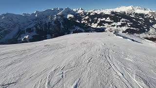 Adelboden from Metchstand to Metsch slopes  pisten nr 39  27 [upl. by Anelrahs35]