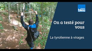 On a testé pour vous  la tyrolienne à virages [upl. by Ledua]