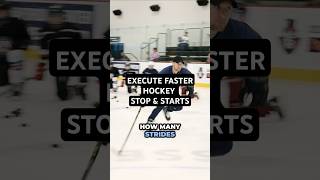 EXECUTE FASTER HOCKEY STOP amp STARTS hockeycoaching hockeycoaching [upl. by Fiske]