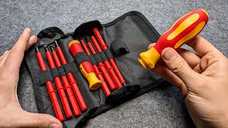 7 Fake Wera  Wiha Interchangeable VDE Screwdriver Set Review  Actually Decent [upl. by Aimahc]