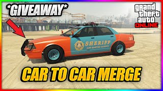 GTA 5 CAR TO CAR MERGE GLITCH AFTER PATCH 167 F1BENNYS WHEELS ON ANY CAR XBOXPSN [upl. by Niels]