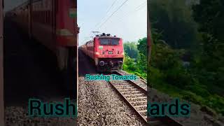 13162 Balurghat to Kolkata Tevaga Express rushing towards New Farakka youtubeshorts shorts [upl. by Arihaz15]