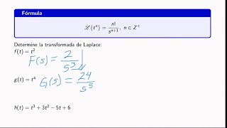 Transformada de Laplace  Formulas [upl. by Amluz]