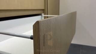 PRODECO Custom Kitchen Cabinet Design 45 Degrees Free Handle [upl. by Eadahc]