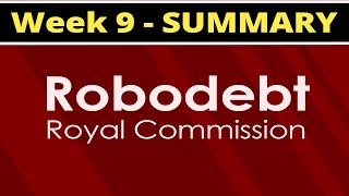 Robodebt Royal Commission  Week 9 Key Evidence [upl. by Ahsekin]