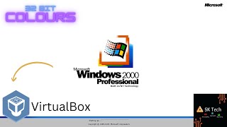 How to install Windows 2000 on VirtualBox [upl. by Sigfrid]