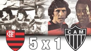 Flamengo 5 x 1 Atlético MG  Amistoso 1979  Pelé e Zico Juntos [upl. by Lashar257]