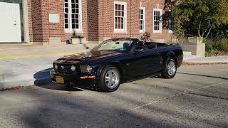 2007 Mustang GT Convertible For SaleCervini HoodGT 500 FogsCustom Kenwood StereoSuper Nice [upl. by Neslund]