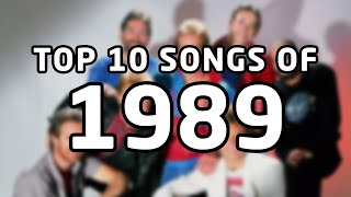 Top 10 songs of 1989 [upl. by Campman]