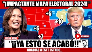 ¡Impactante Mapa Electoral 2024 – Resultados que No Te Esperabasquot Kamala  Trump [upl. by Ainessej634]