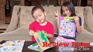 Zara Review Buku Designer Diva  Make Believe Ideas  Buku Sticker Style and Create [upl. by Inalaehon]