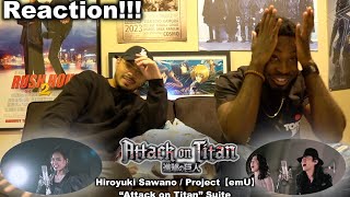 MUST SEE Attack On Titan Suite  Hiroyuki Sawano Project emU  Reaction [upl. by Cornish]