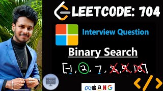 Leetcode 704  Binary Search  Java  Approach  Code [upl. by Cerveny312]