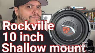 Bench testing Rockville W10T4S2 shallow mount subwoofer link in description RockvilleAudio [upl. by Keir213]