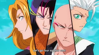 Urahara amp Toshiro amp Rangiku amp Ikkaku amp Yumishika VS Yammy amp Luppi amp Wandenreich English Sub [upl. by Nerrat]