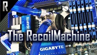 ◄ Wall mounted Water cooled gaming PC The RecoilMachine [upl. by Eynttirb]