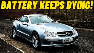 Mercedes SL350 R230 Electrical drain test and Battery tester [upl. by Vaios]