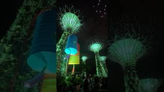 Beautiful Supertree Singapore shorts supertreegrove gardensbythebay singapore [upl. by Barbour229]