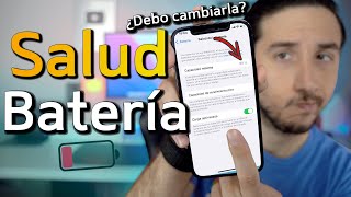 Salud de batería en iPhone🔋 ¿Cuándo cambiar la batería de mi iPhone [upl. by Alica306]